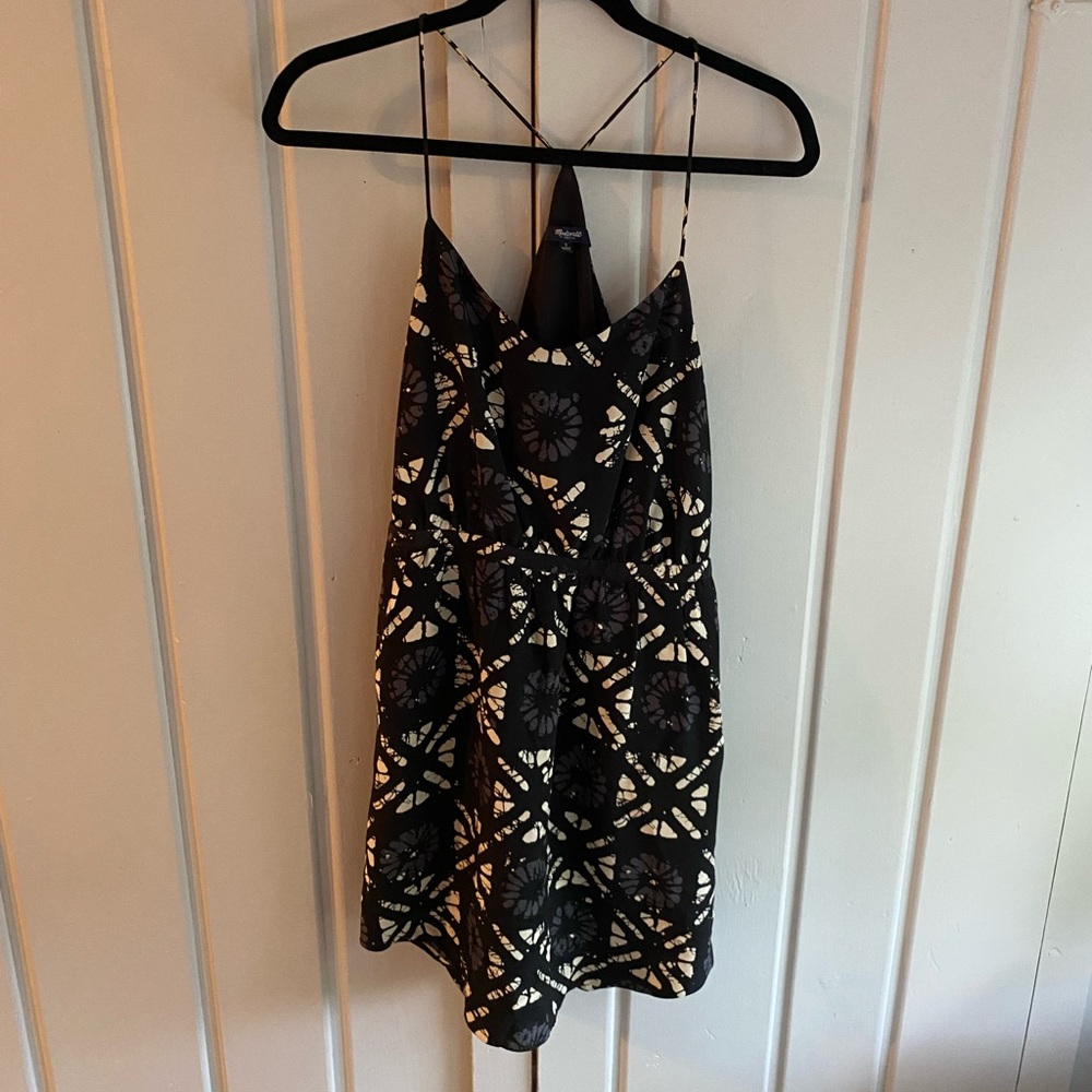 Madewell - size 2 - black patterned dress